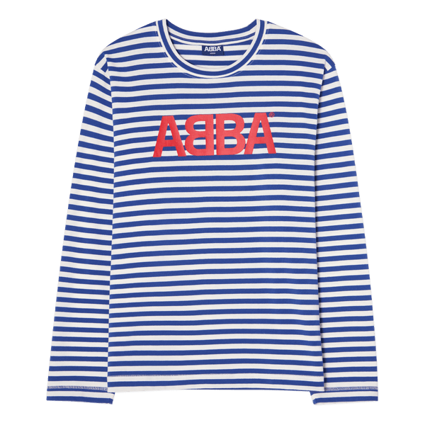 ABBA Logo Striped Long Sleeve