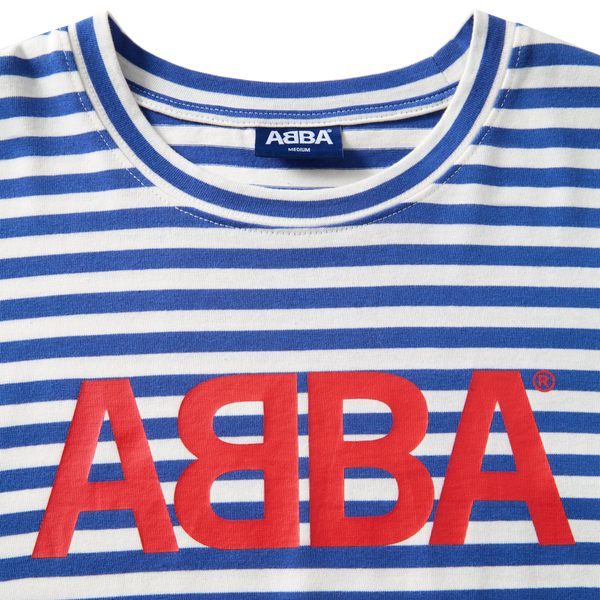 ABBA Logo Striped Long Sleeve