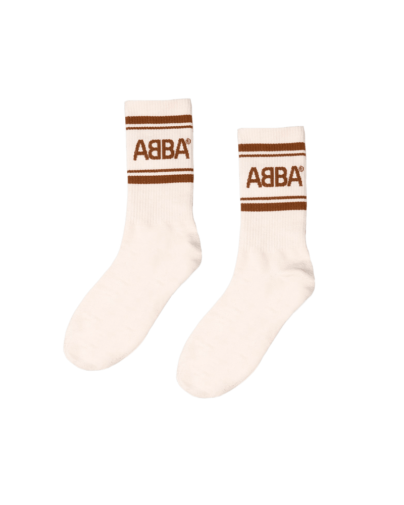 ABBA Socks (Brown/White)