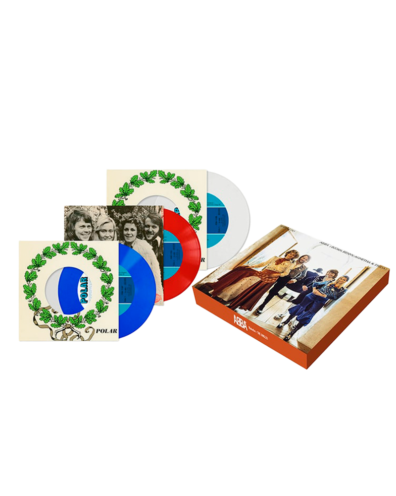 WATERLOO - THE SINGLES (50TH ANNIVERSARY): EXCLUSIVE 3 X 7" COLOUR VINYL BOX SET