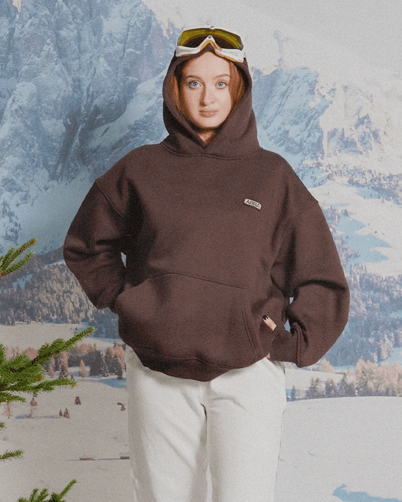 ABBA Patch Hoodie (Brown)