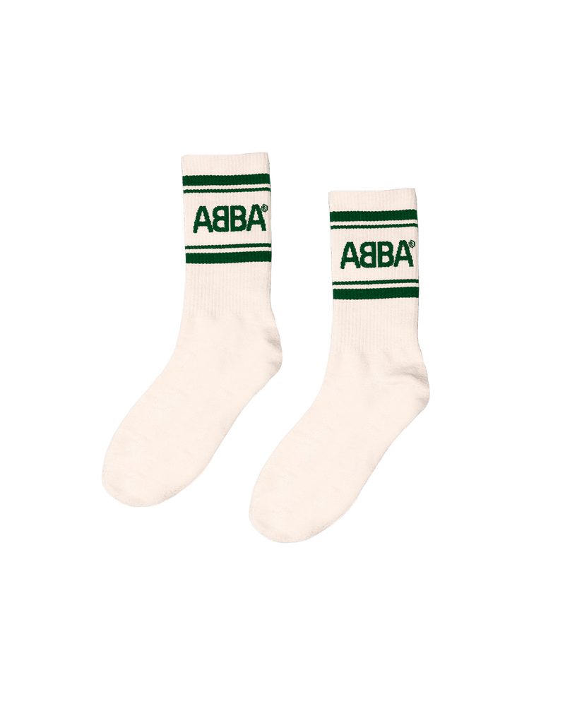 ABBA Socks (Green/White)