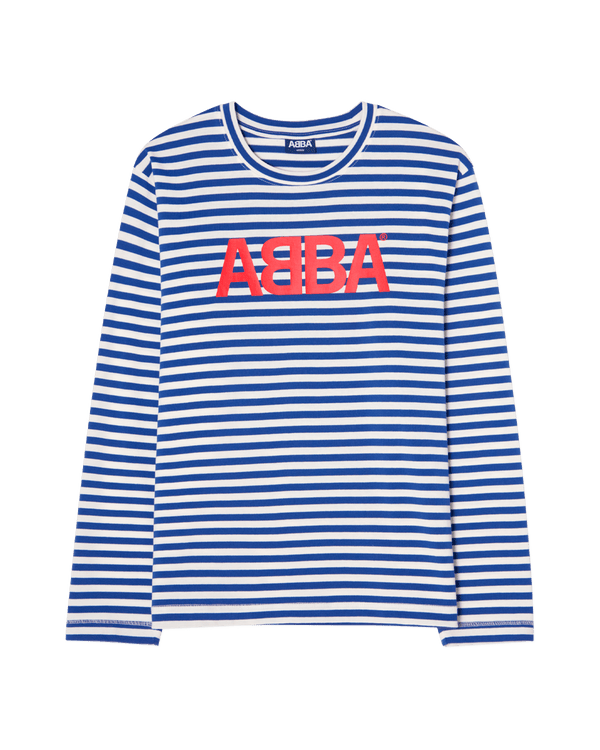 ABBA Logo Striped Long Sleeve