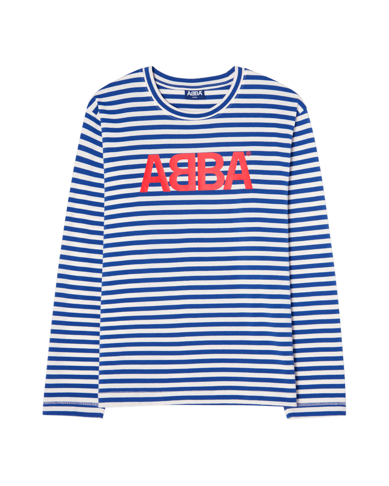 ABBA Logo Striped Long Sleeve