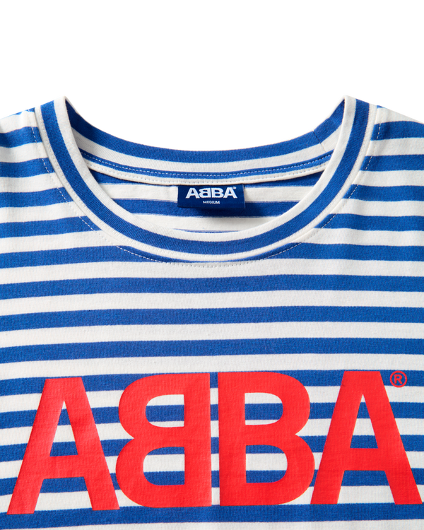 ABBA Logo Striped Long Sleeve